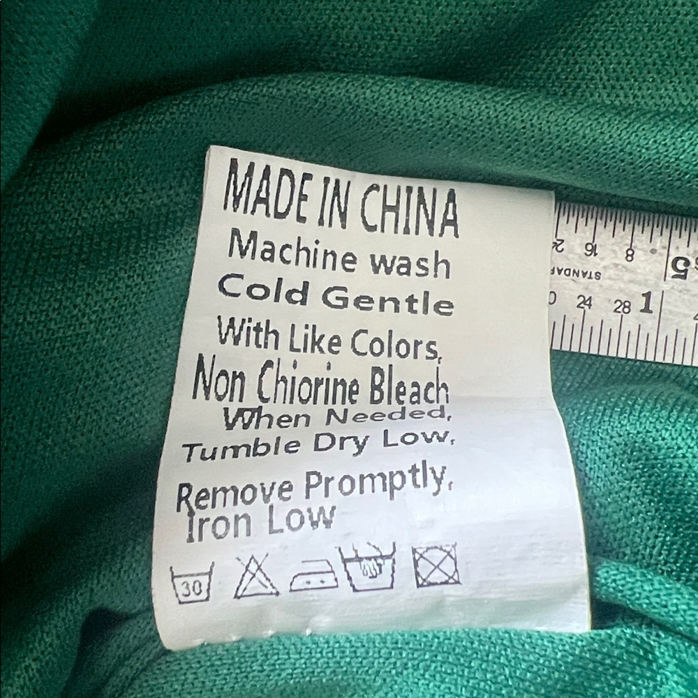 Fashion Dark Green Flowy Tiered Smocked Midi Dress with Spaghetti Straps -Size L - Picture 5 of 8